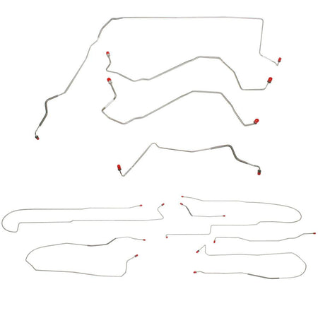 CBK0001OM- 00-03 LeSabre, Aurora, Bonneville, Complete Brake Line Kit; Steel - SSTubes