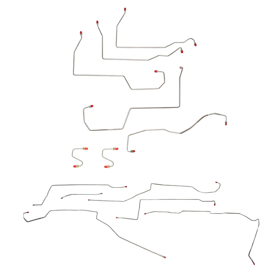 CBK0008SS- 96-99 LeSabre, Bonneville, 88, Regency, Non Traction Control; Complete Brake Line Kit; Stainless - SSTubes
