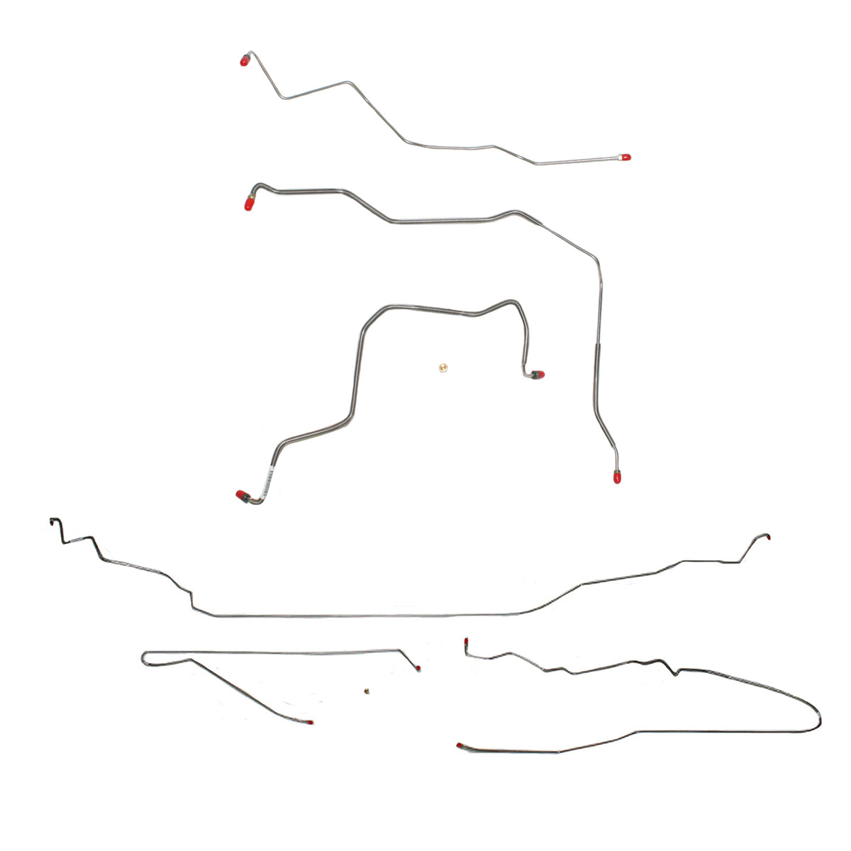 96-99 Chevy Cavalier/Sunfire Complete Brake Line Set; Stainless - SSTubes