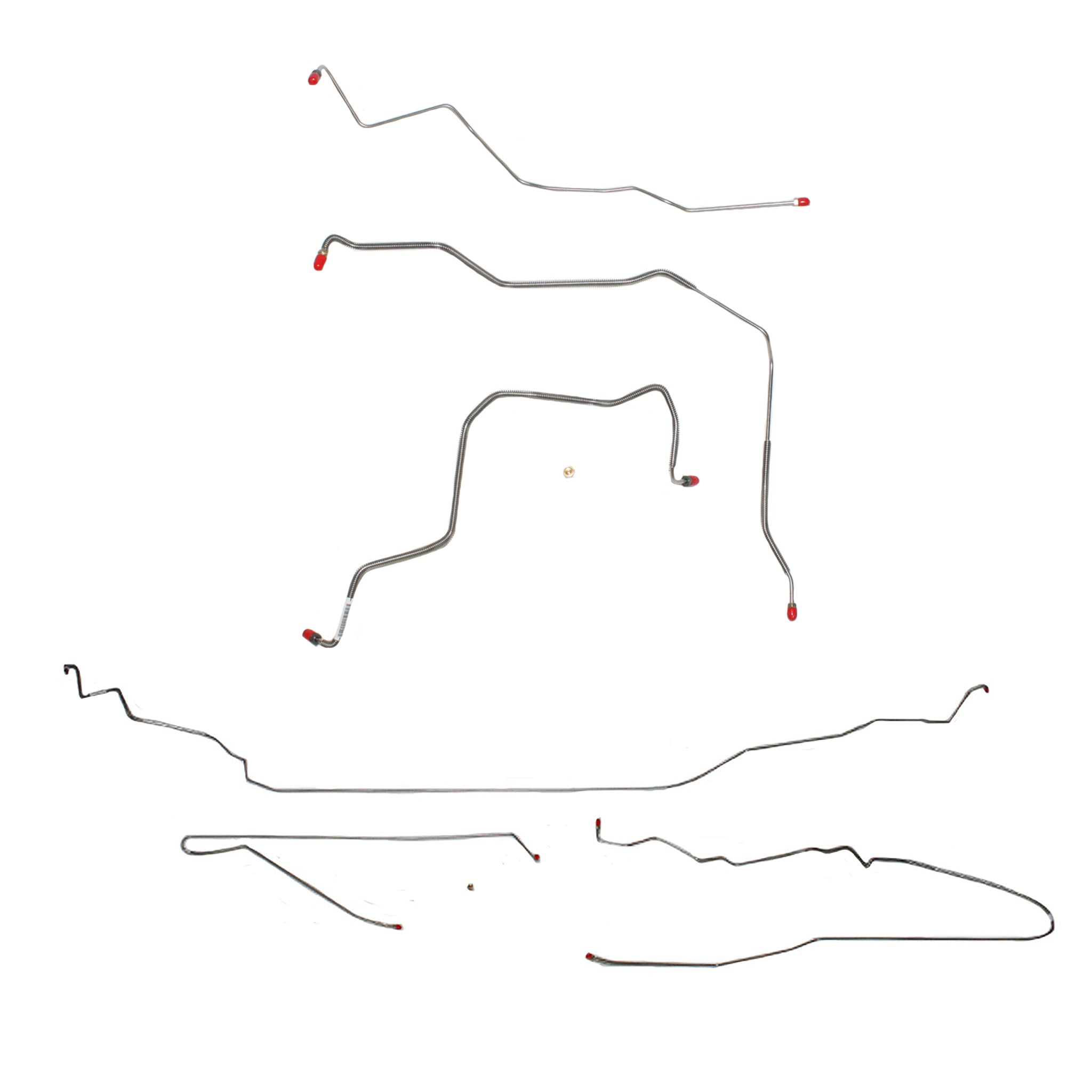 96-99 Chevy Cavalier/Sunfire Complete Brake Line Set; Steel - SSTubes