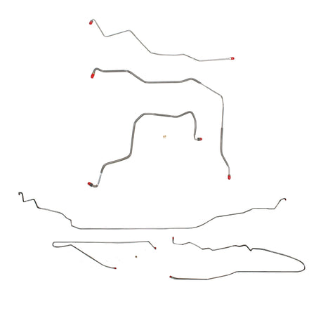 96-99 Chevy Cavalier/Sunfire Complete Brake Line Set; Steel - SSTubes