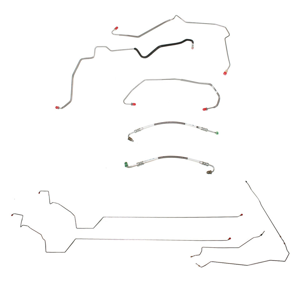 CBK0109OM- 00-07 Monte Carlo, 4WABS; Complete Brake Line Kit; Steel - SSTubes