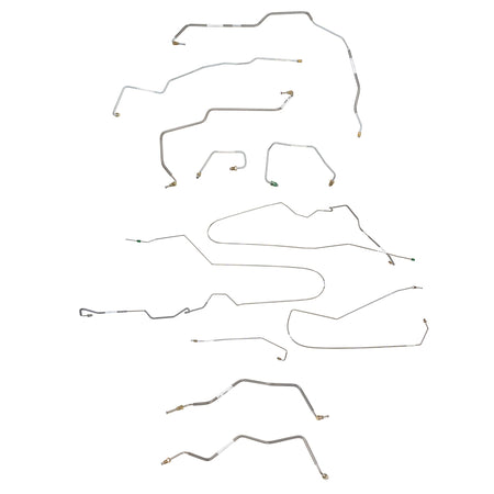 00-05 Chevy Cavalier/Sunfire w/ ABS and TC; Complete Brake Line Kit; Steel - SSTubes