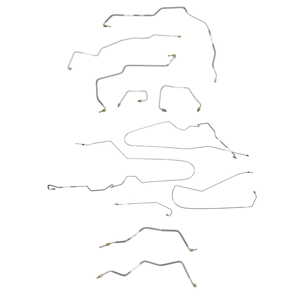 00-05 Chevy Cavalier/Sunfire w/ ABS and TC; Complete Brake Line Kit; Steel - SSTubes