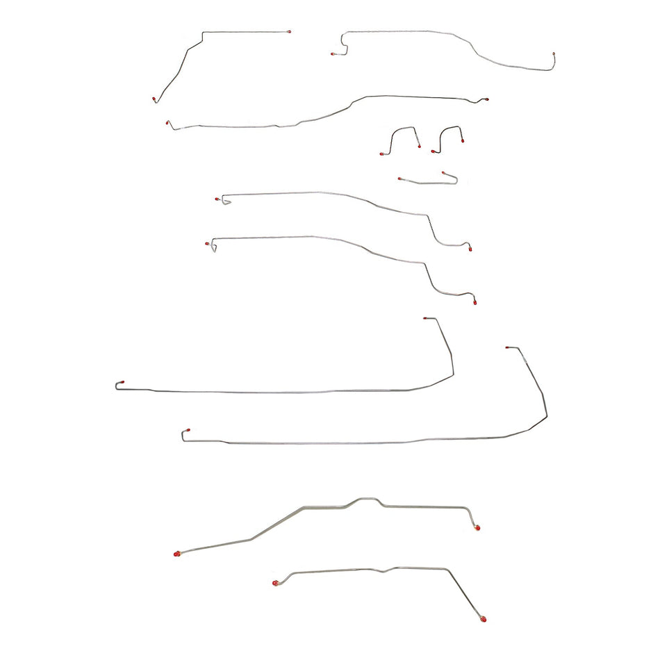 CBK0123SS- 03-06 Escalade, 2 WD, Traction Control, Brake Line Set; Stainless - SSTubes