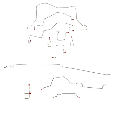 CBK0124OM - 98-01 RAM 2500, MAN, 4WD, REAR ABS, EXT CAB, SHORT BED BRAKE LINE KIT - SSTubes