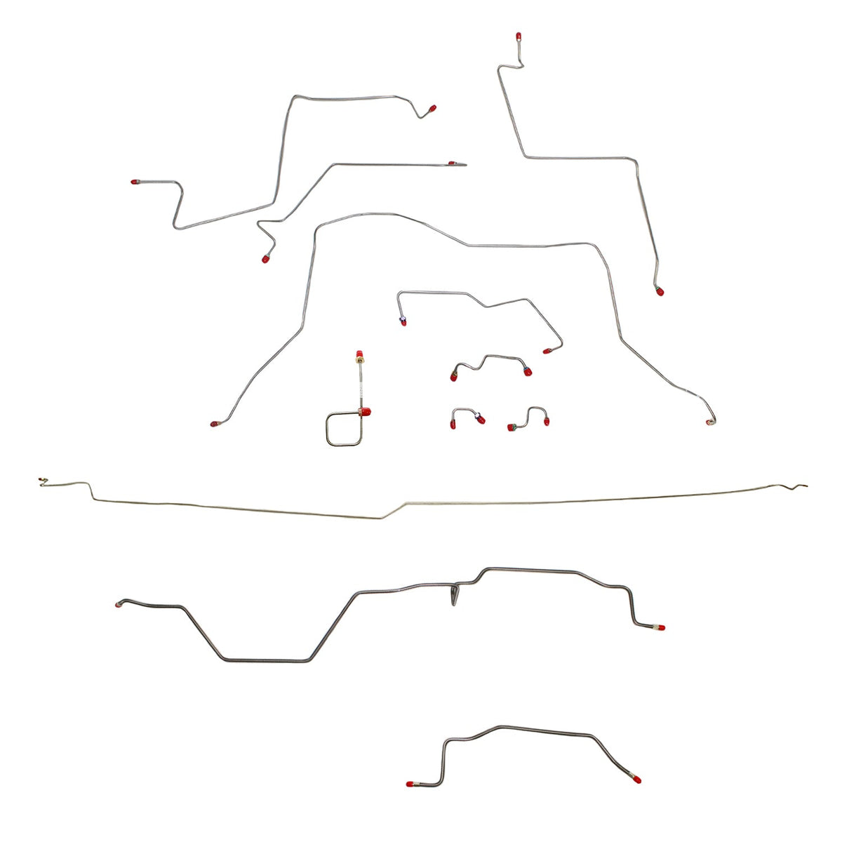 CBK0147OM - 95-97 Ram 3500; Complete Brake Line Kit; Steel - SSTubes