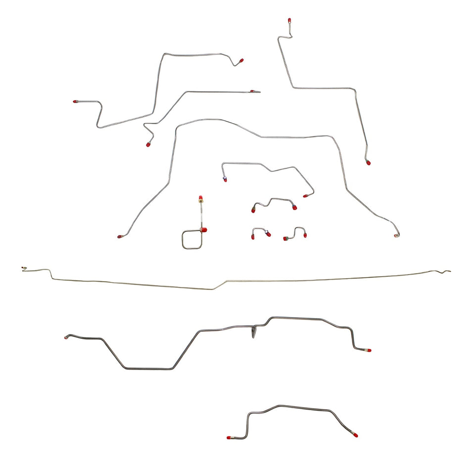 CBK0147SS - 95-97 Ram 3500; Complete Brake Line Kit; Stainless - SSTubes