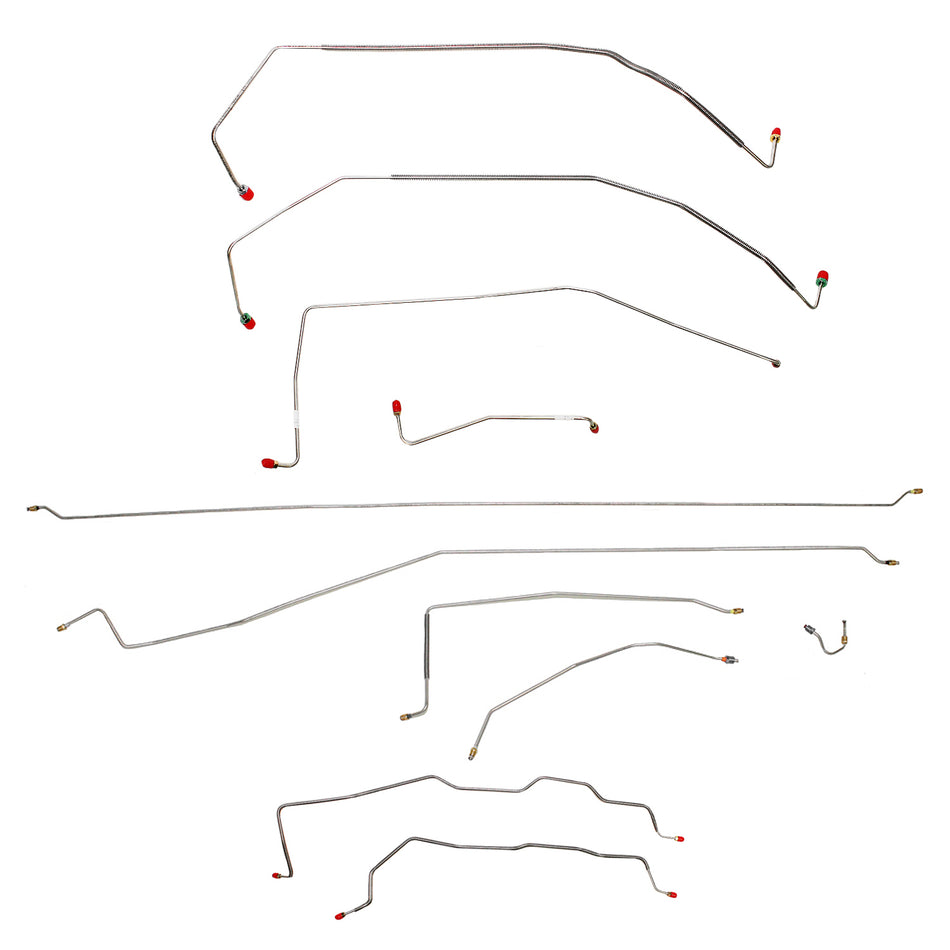 CBK0152OM- 87-91 Chevy R3500; Two-wheel Drive, Dually; Brake Line Set, Steel - SSTubes