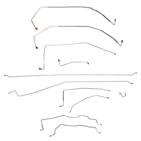 CBK0152OM- 87-91 Chevy R3500; Two-wheel Drive, Dually; Brake Line Set, Steel - SSTubes