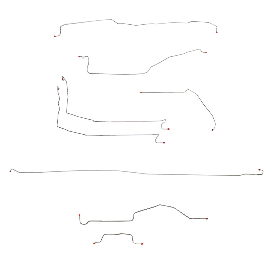 99-07 GM 1500HD of GM 2500, 2WD or 4WD, Crew Cab, 78'' Bed; Steel - SSTubes