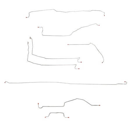 99-07 GM 1500HD of GM 2500, 2WD or 4WD, Crew Cab, 78'' Bed; Stainless - SSTubes