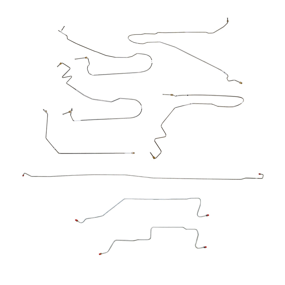 05-07 Silverado / Sierra 1500, 2 WD, Reg, 8ft Bed Brake Line Kit; Steel - SSTubes