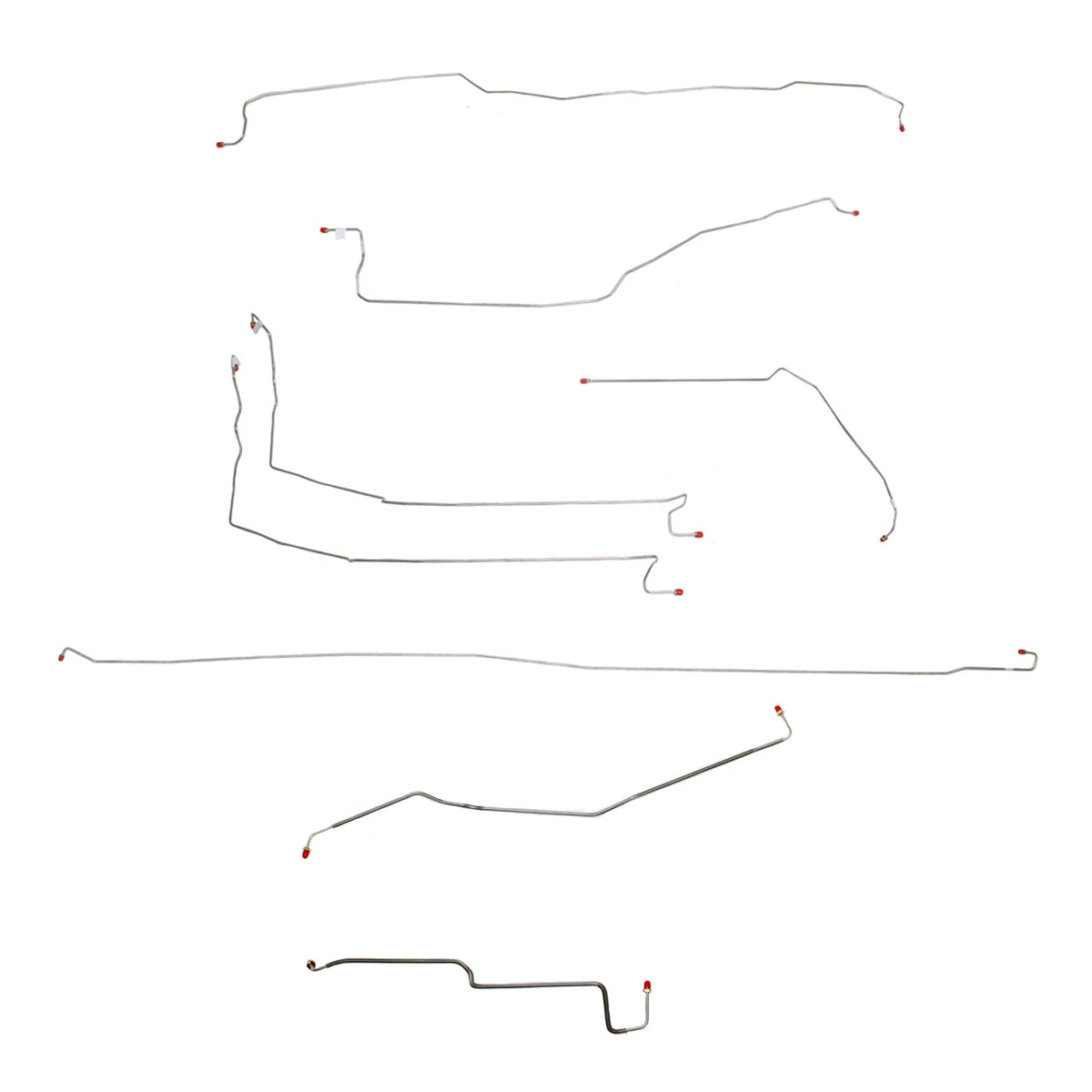CBK0202OM - 04-06 GM 2500 SUV; Complete Brake Line Kit; Steel - SSTubes