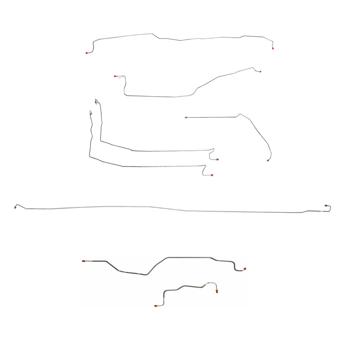 99-07 GM 1500 Truck Silverado / Sierra Complete Brake Line kit in Stainless Steel - SSTubes