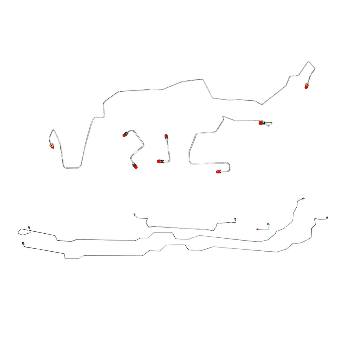 2005-09 Chevy Equinox, 4WD, All-Wheel ABS, Complete Brake Line Kit, Steel - SSTubes