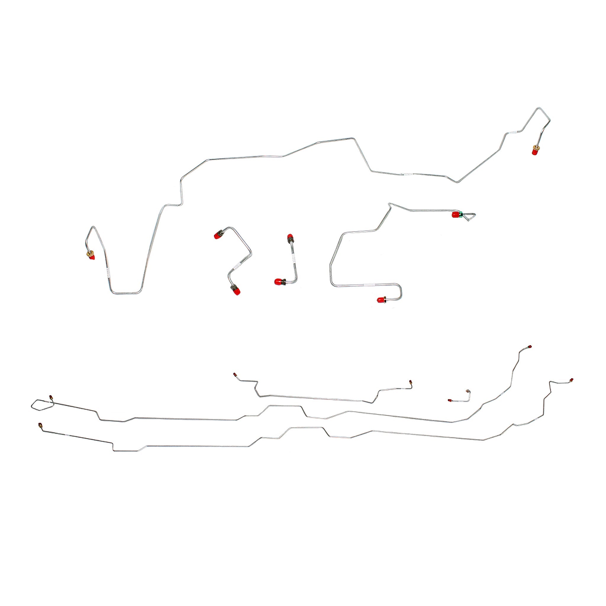 2005-09 Chevy Equinox, 4WD, All-Wheel ABS, Complete Brake Line Kit, Steel - SSTubes