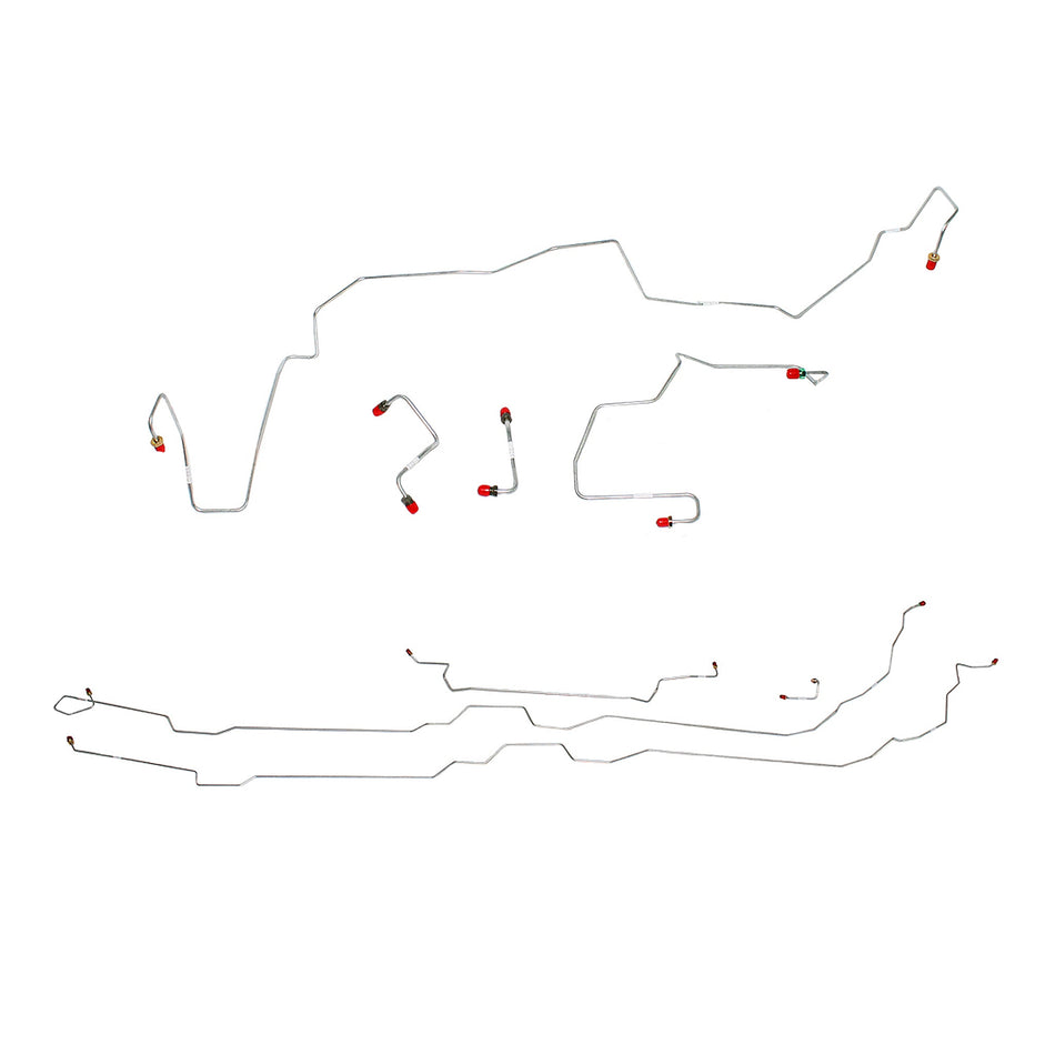 2005-09 Chevy Equinox, 4WD, All-Wheel ABS, Complete Brake Line Kit, Steel - SSTubes