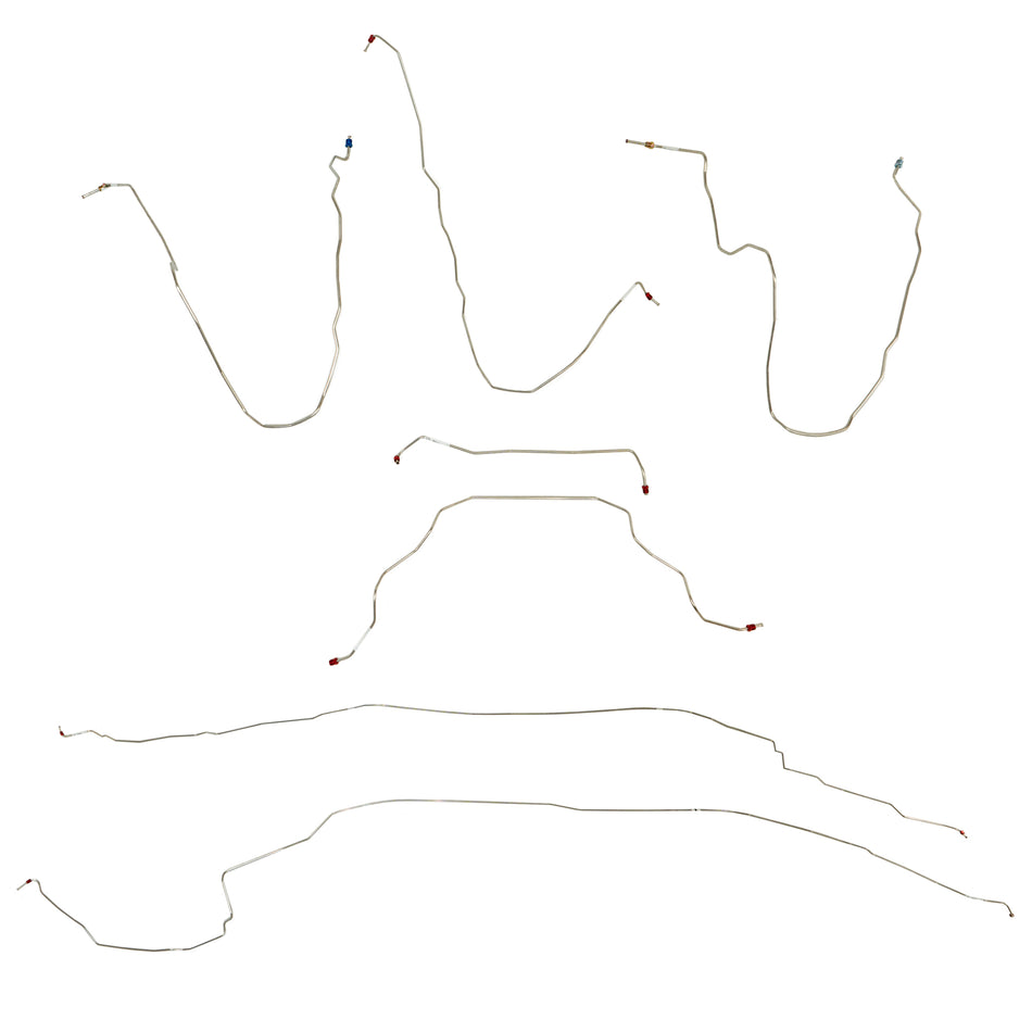 CBK0239- 05-08 Cadillac STS, Complete Brake Line Kit