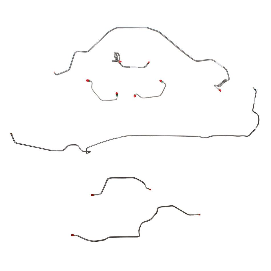 81 Camaro with Standard Suspension, Complete Brake Line Kit; Steel - SSTubes