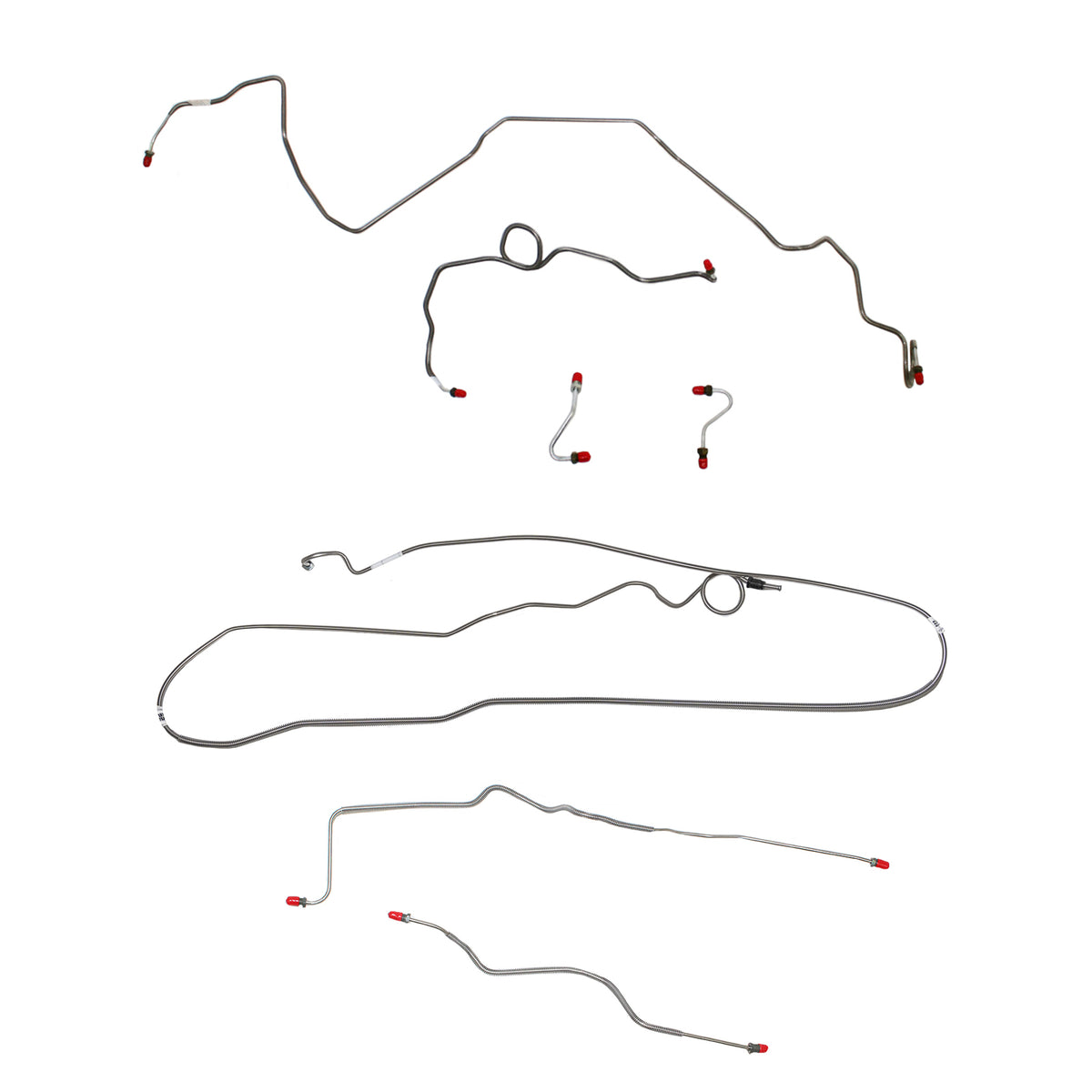 89-91 Camaro, 2.8L/6 cyl or 3.1L/6 cyl, J65 Rear Disc; Complete Brake Line Kit; Stainless - SSTubes