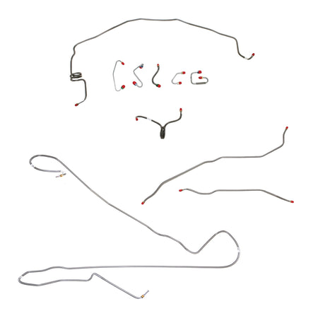 70 Camaro, Power Disc, Armored Prop Line; Complete Brake Line Kit; Steel - SSTubes