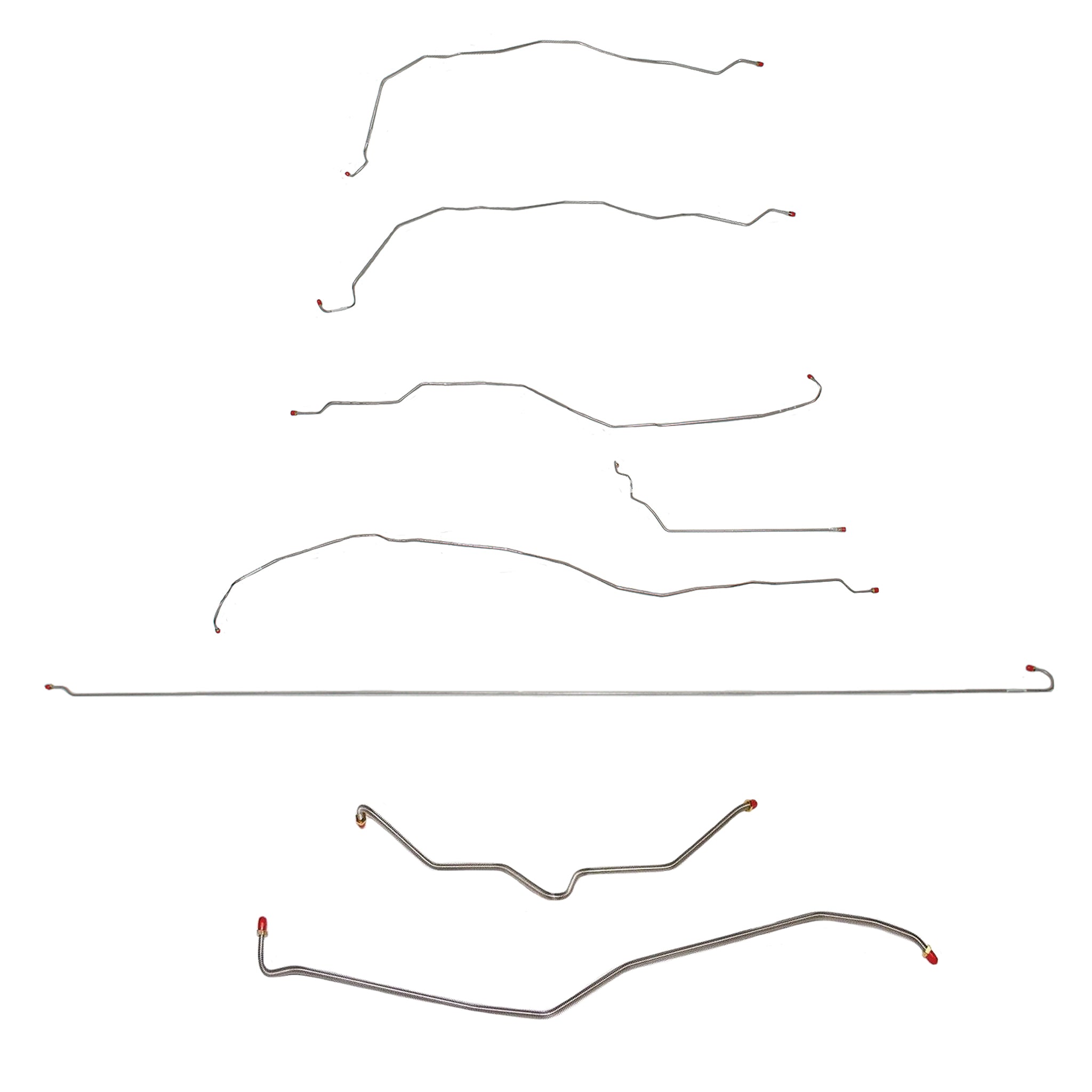 Fine Lines 01-07 GM 2500HD/3500 Truck 6.6L/8.1L Ext Cab/Standard Bed; Complete Brake Line Kit; Stainless - SSTubes
