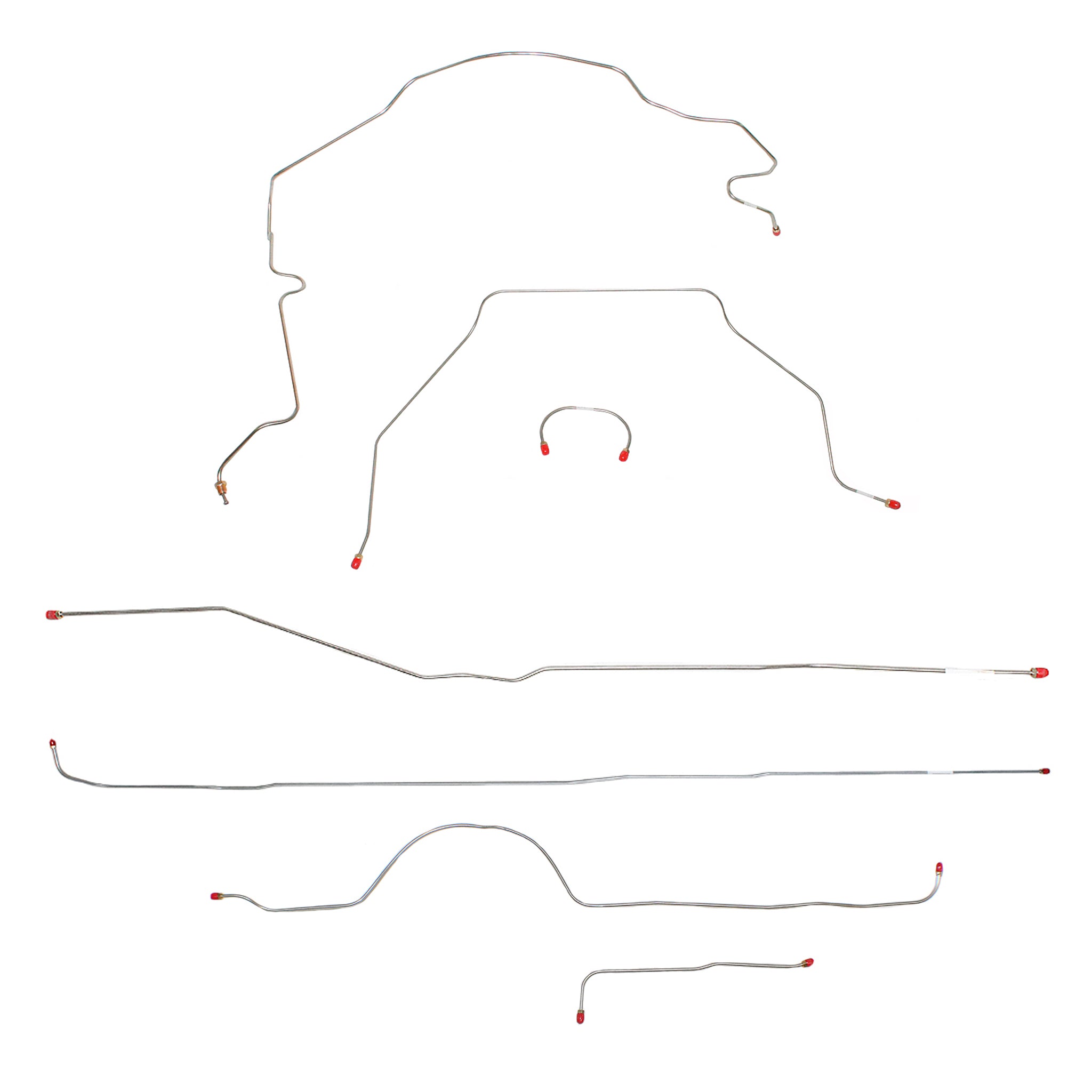 1951-55 GM Series 1 1/2 Ton Truck, Short Bed; Stainless - SSTubes
