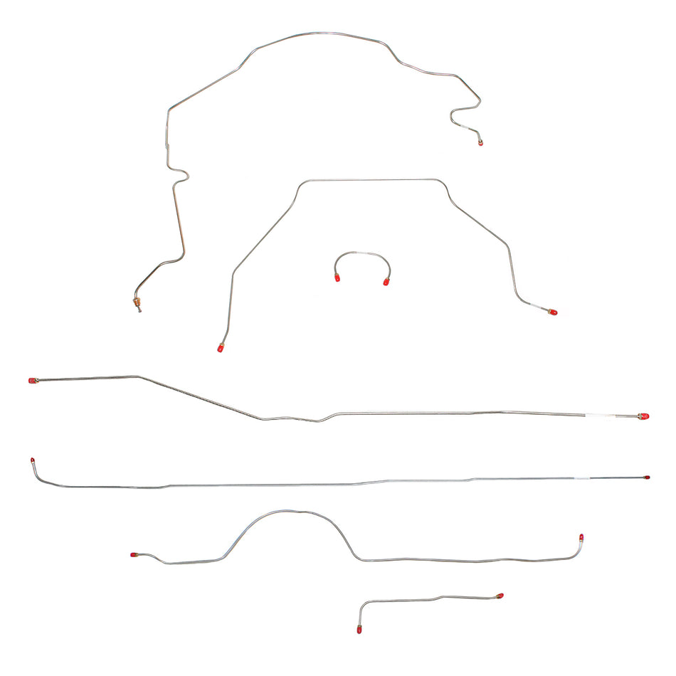1951-55 GM Series 1 1/2 Ton Truck, Short Bed; Stainless - SSTubes