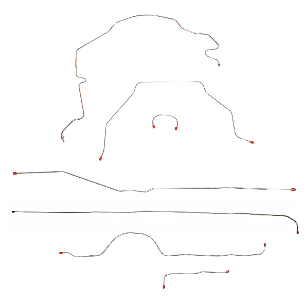 1951-55 GM Series 1 1/2 Ton Truck, Long Bed; Stainless - SSTubes