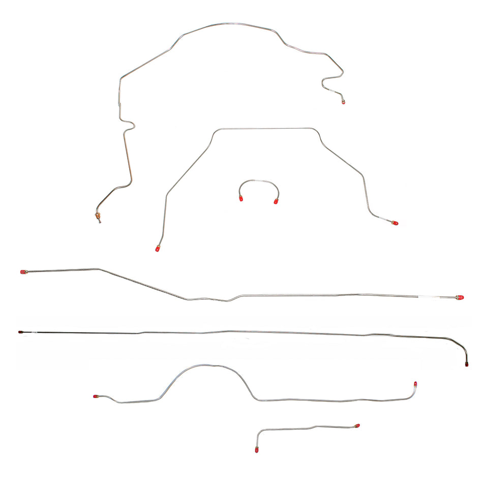 1951-55 GM Series 1 1/2 Ton Truck, Long Bed; Stainless - SSTubes