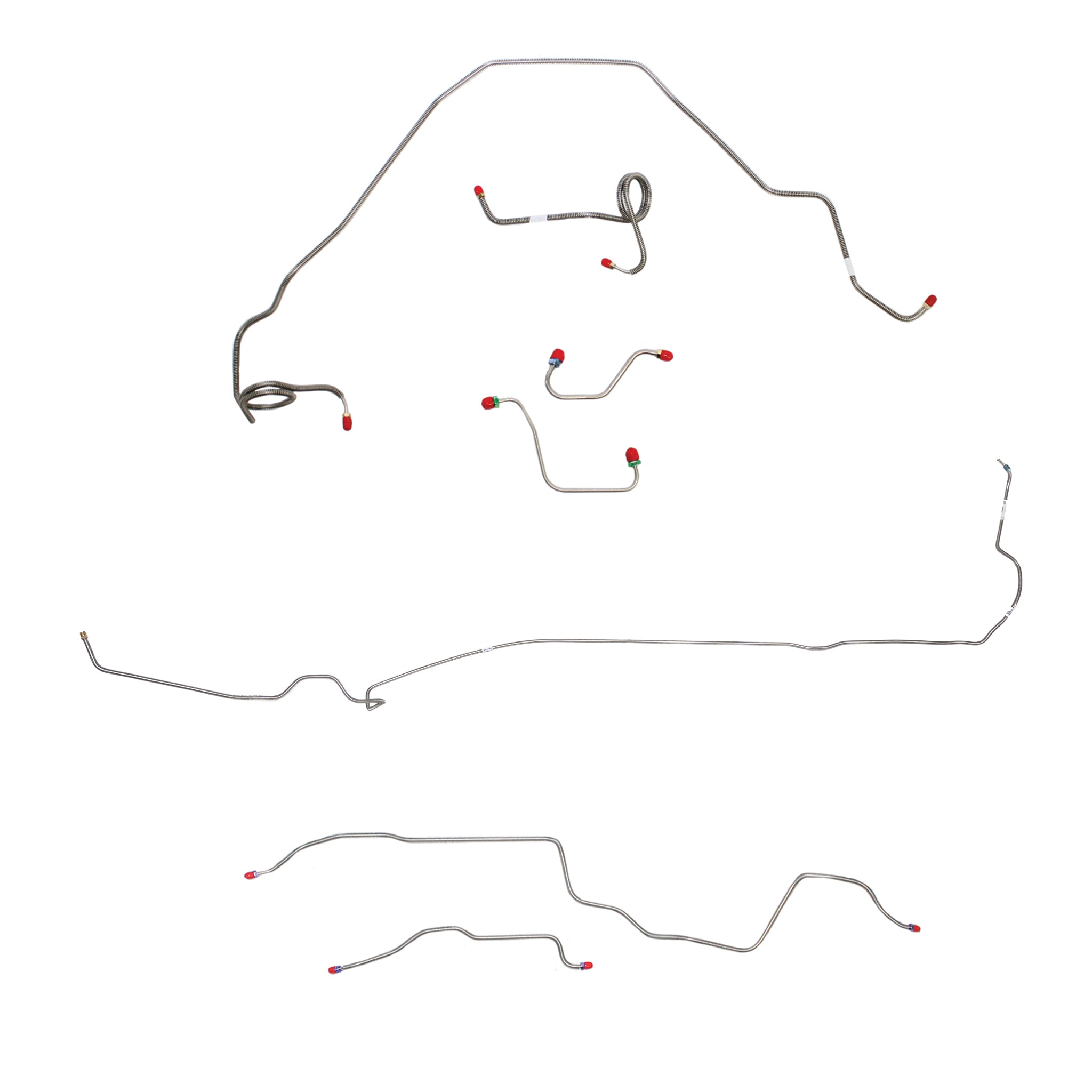 1978-80 Pontiac Firebird, w/ Power Disc, F-41 Rear Suspension; Complete Brake Line Kit; Stainless - SSTubes