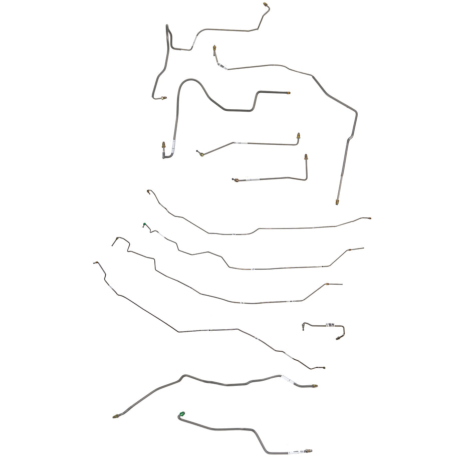 1995-97 Pontiac Firebird, w/ Traction Control; Complete Brake Line Kit; Stainless - SSTubes