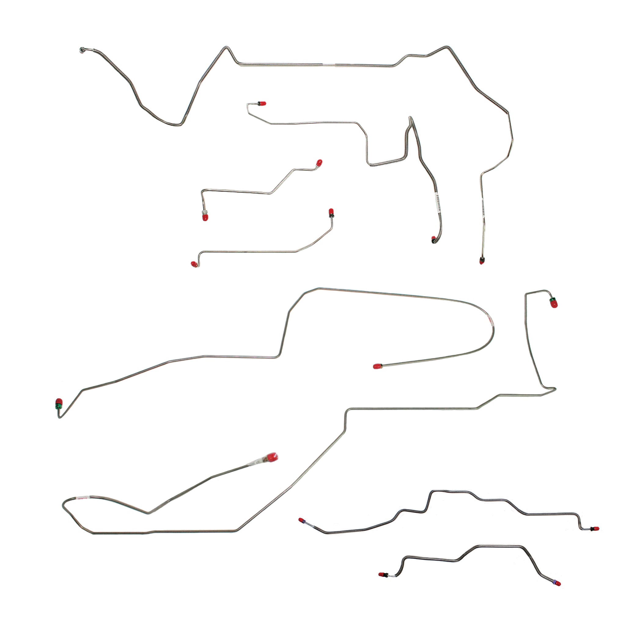 1998-02 Pontiac Firebird, w/o Traction Control; Complete Brake Line Kit; Stainless - SSTubes