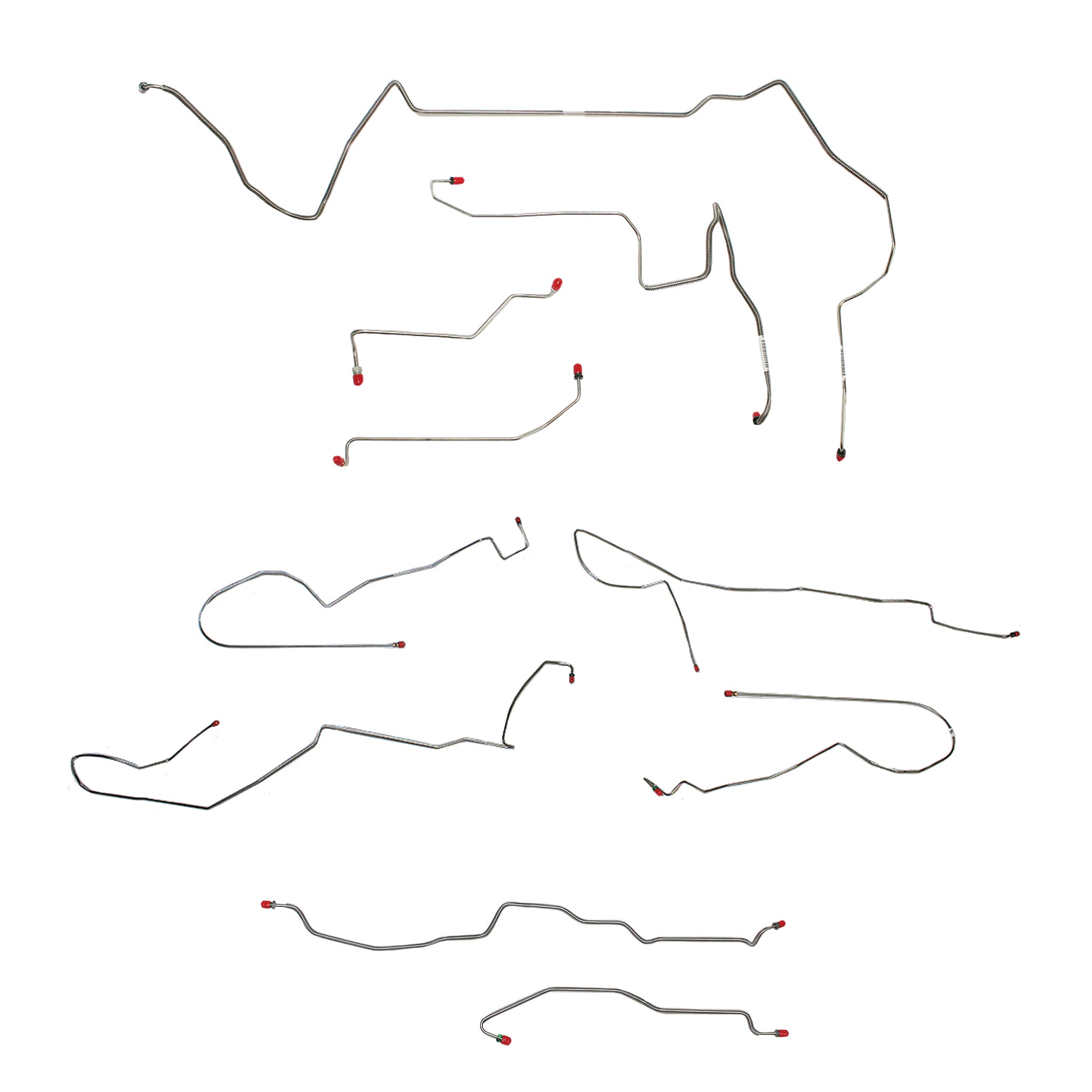 1998-02 Pontiac Firebird, w/ Traction Control; Complete Brake Line Kit; Stainless - SSTubes