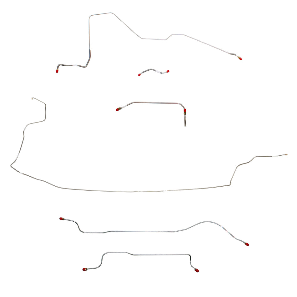 1964 MOPAR B-body w/ 426 Max Wedge; Complete Brake Line Kit; Stainless - SSTubes