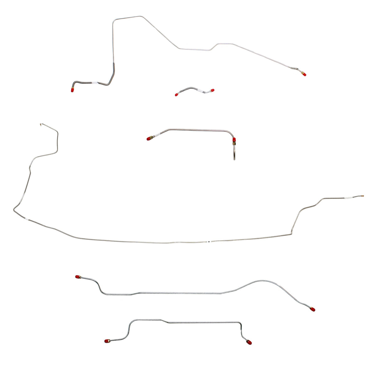 1964 MOPAR B-body w/ 426 Max Wedge; Complete Brake Line Kit; Stainless - SSTubes