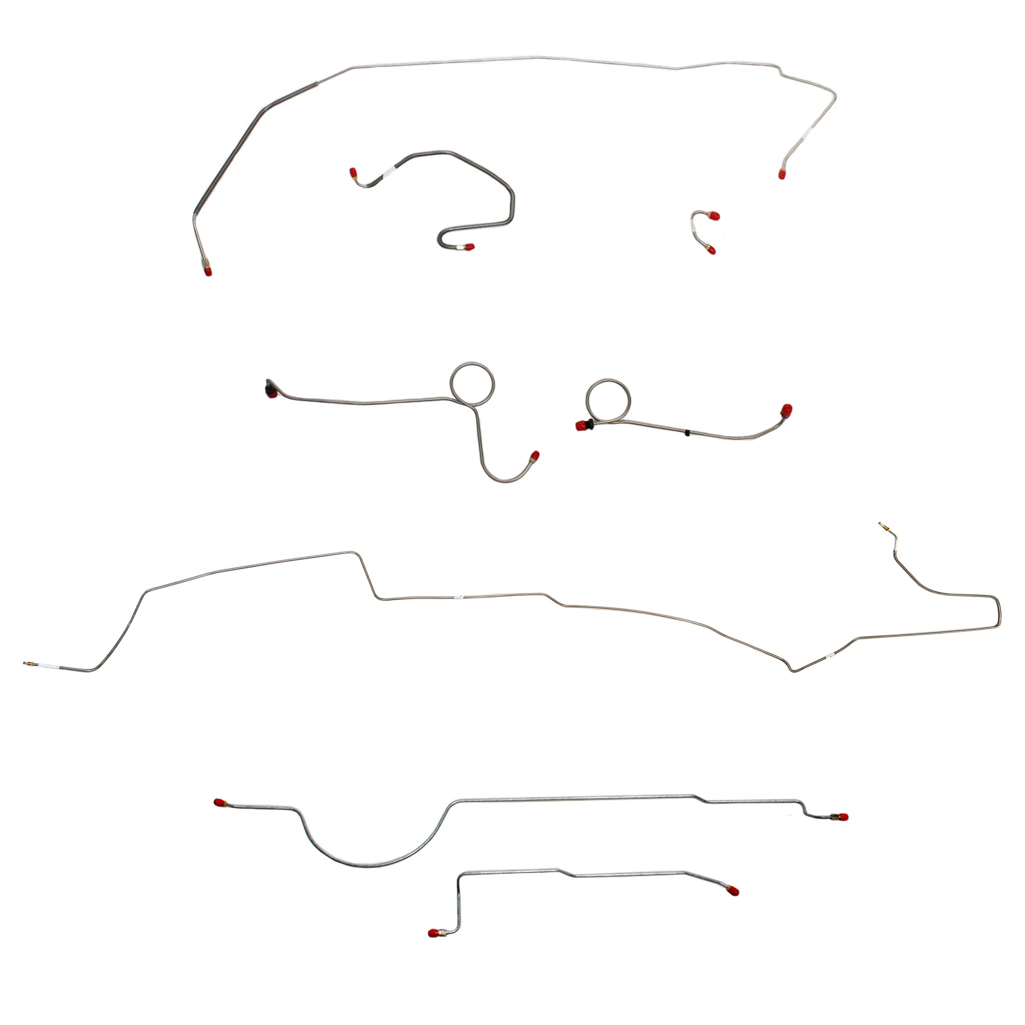 1971 MOPAR B-body ''Super Bee'', w/ Power Disc; Complete Brake Line Kit; Stainless - SSTubes