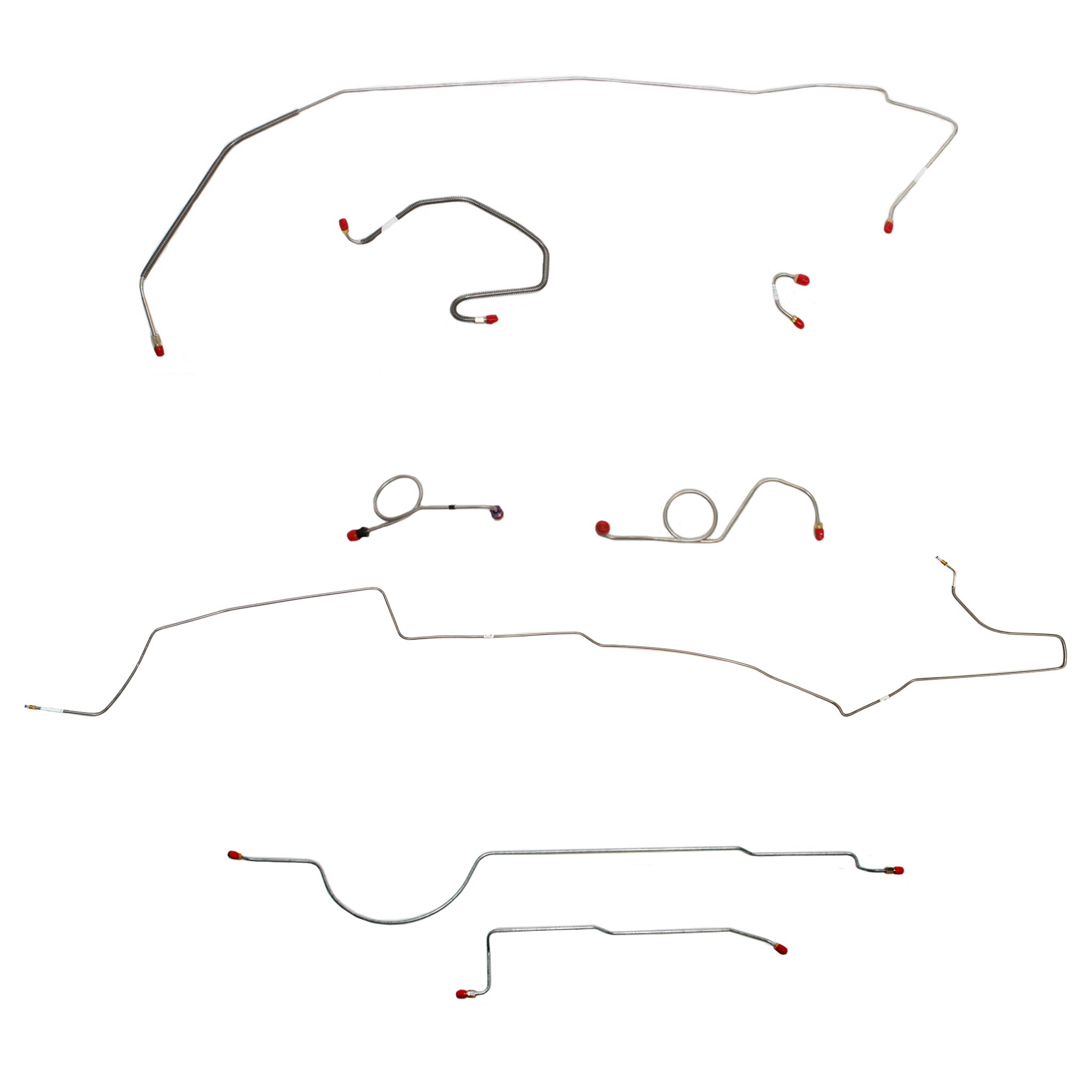 1971 MOPAR B-body w/ Standard Disc; Complete Brake Line Kit; Stainless - SSTubes