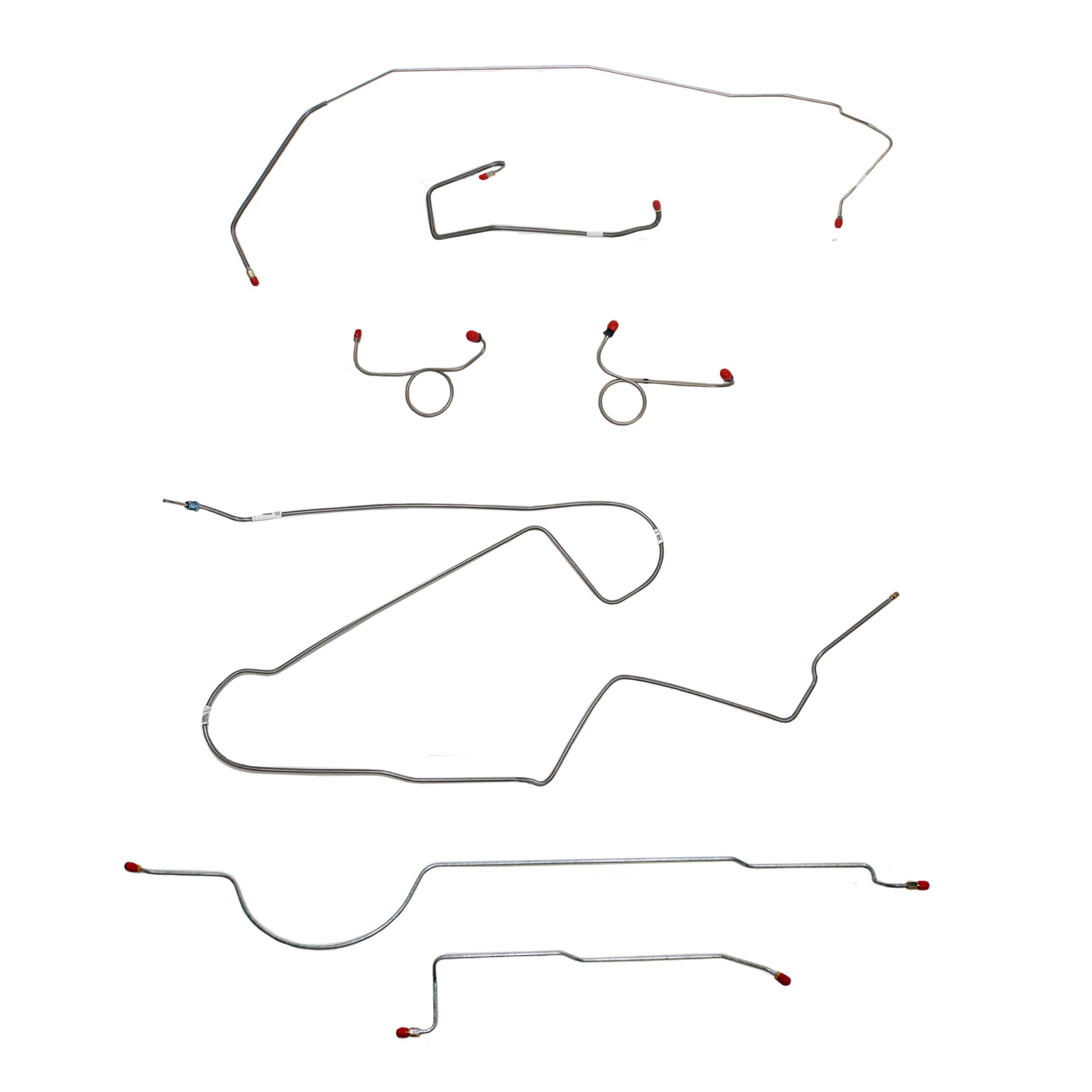 86-89 Camaro, 2.5L/4 cyl (1986) or 2.8L/6 cyl, J65 Rear Disc; Complete Brake Line Kit; Steel - SSTubes