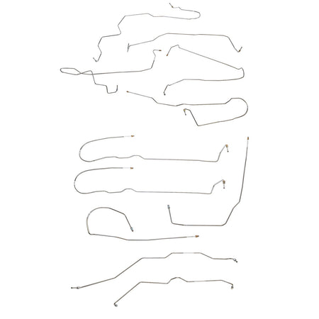 CBK0695SS - 2008-14 Chevy Tahoe, w/ 4 WD, 5.3L; Complete Brake Line Kit; Stainless - SSTubes
