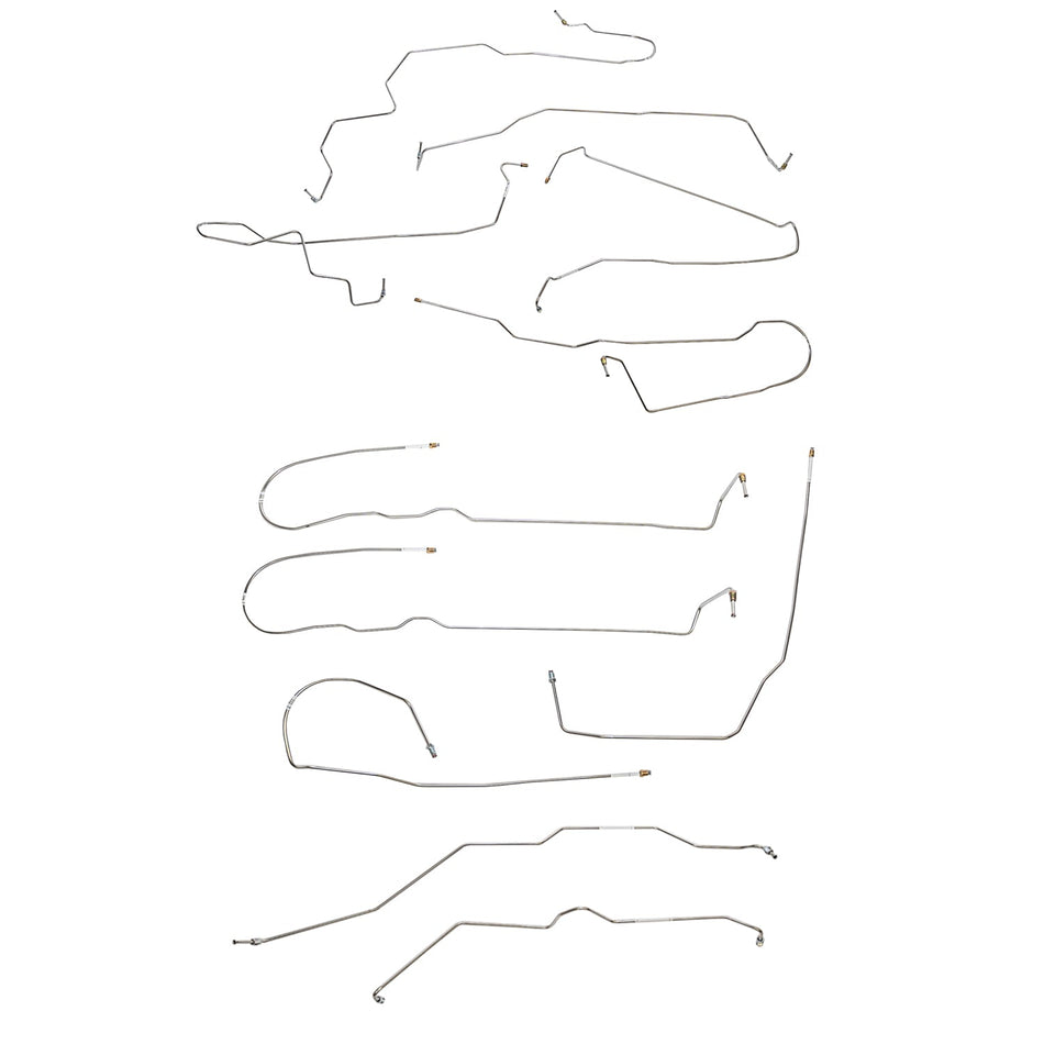 CBK0695SS - 2008-14 Chevy Tahoe, w/ 4 WD, 5.3L; Complete Brake Line Kit; Stainless - SSTubes