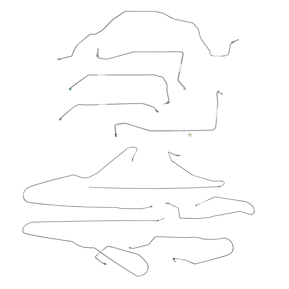 1995-97 Lincoln Town Car, w/ Traction Control, 4.6L Engine; Stainless - SSTubes