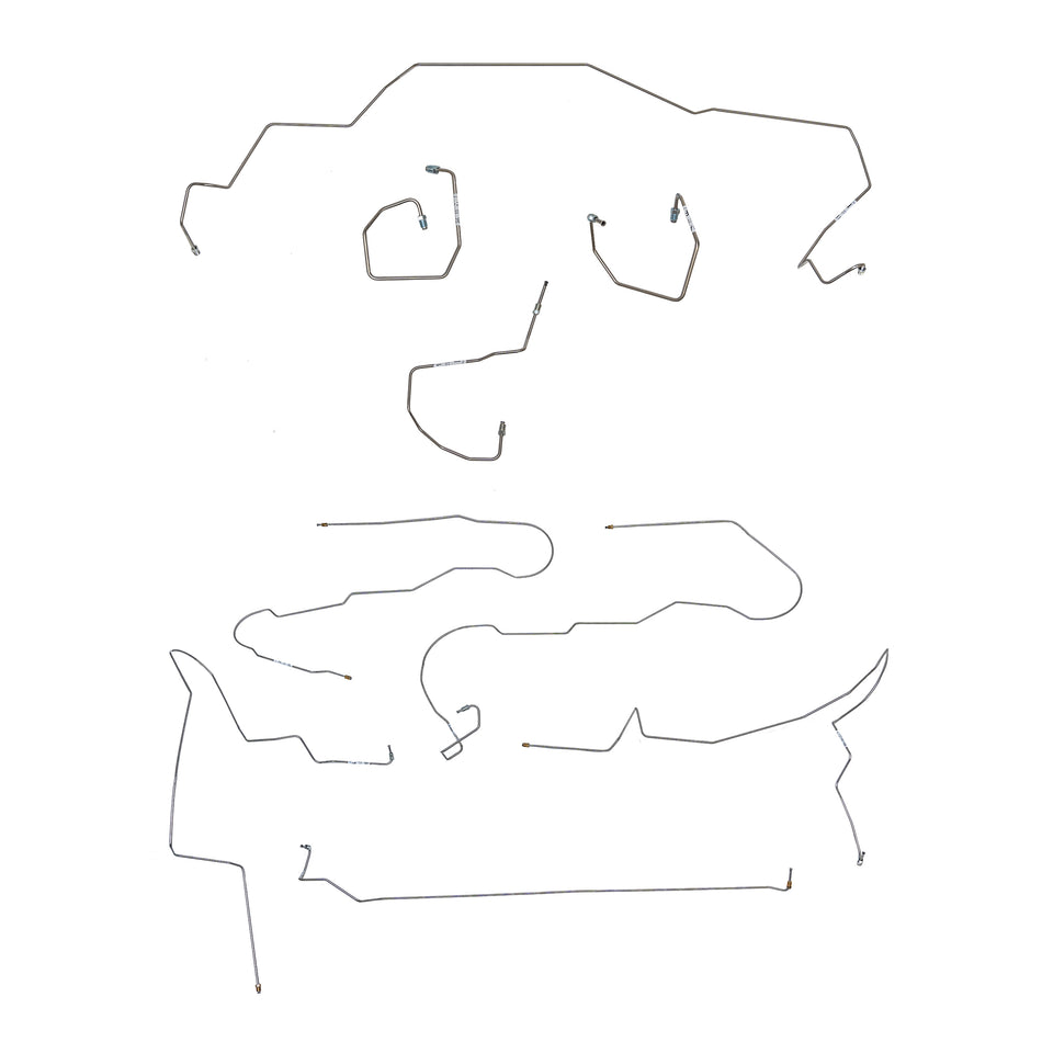 2003 Honda Odyssey, 3.5L V6; Complete Brake Line Kit; Stainless - SSTubes