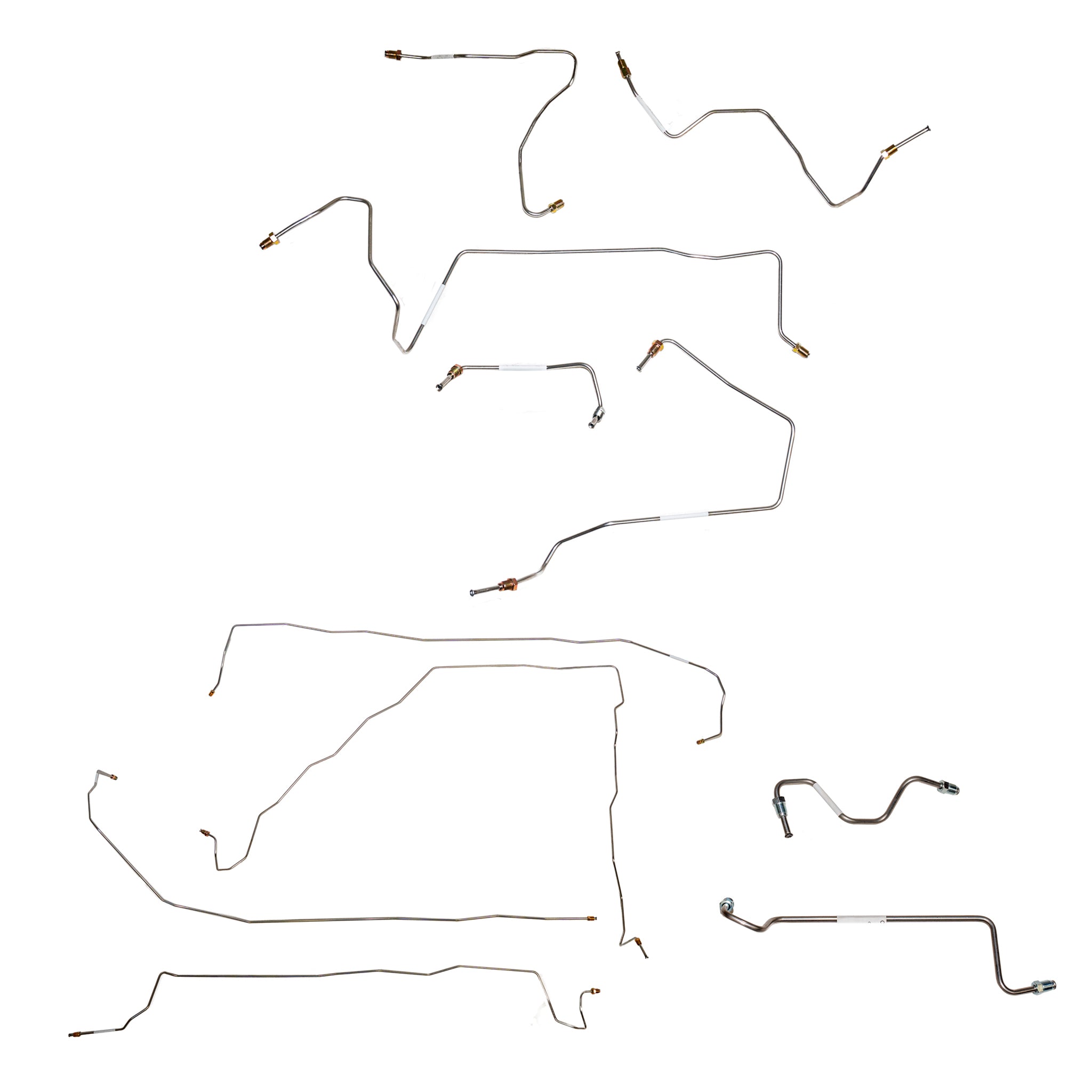 2001-05 Toyota Rav4, 2.0L, 2WD, Complete Brake Kit; Steel - SSTubes