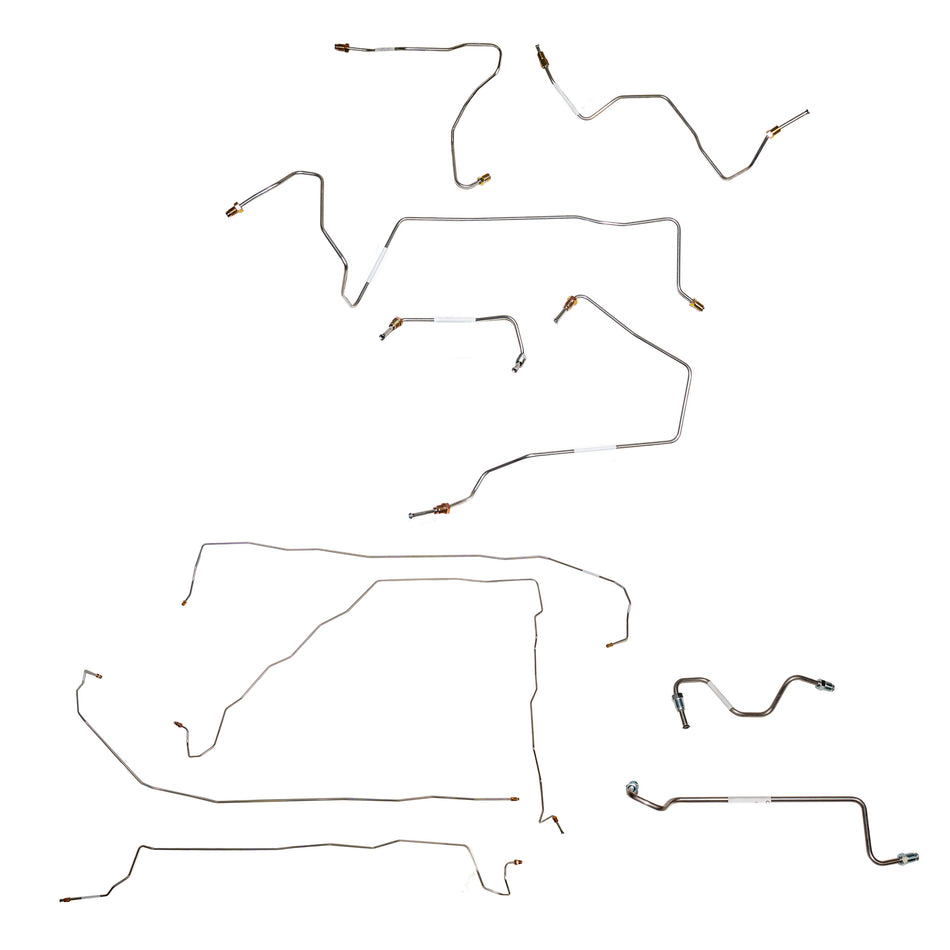 2001-05 Toyota Rav4, 2.0L, 2WD, Complete Brake Kit; Steel - SSTubes