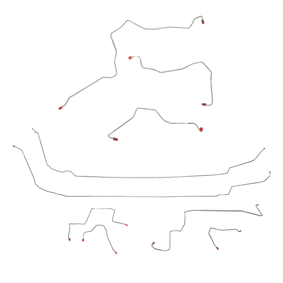 1999-02 Cougar; Complete Brake Line Kit; Stainless - SSTubes