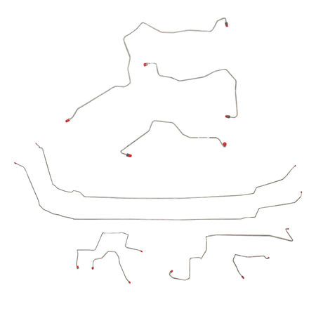 1999-02 Cougar; Complete Brake Line Kit; Stainless - SSTubes
