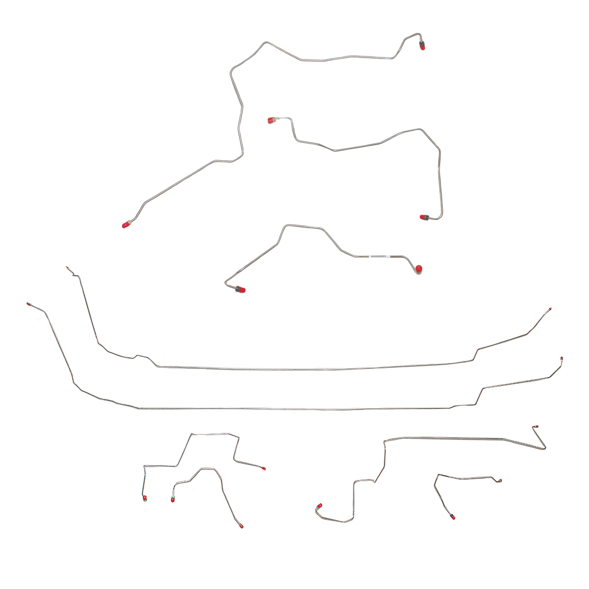 1999-02 Cougar; Complete Brake Line Kit; Steel - SSTubes