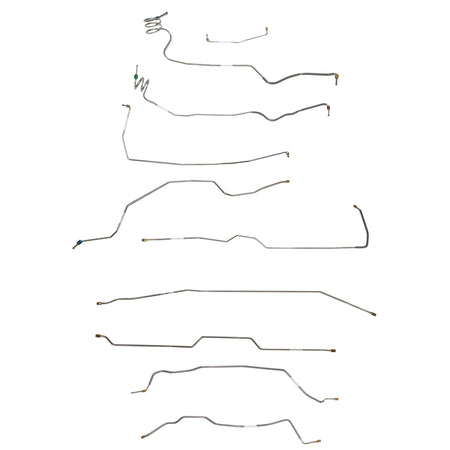 1973-79 Chevy C-10 w/ Single Cab and Short Bed; Complete Brake Line Kit; Steel - SSTubes